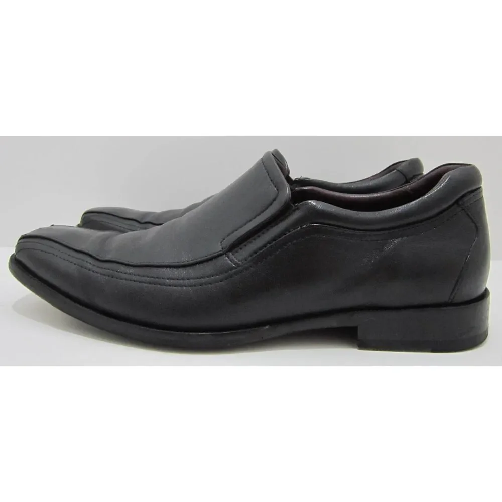 Johnston & Murphy Shaler Black Leather Loafers 8.5
